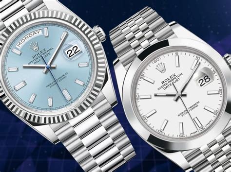 rolex day date vs day date 40|rolex day date chart.